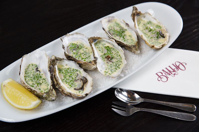 Banjo Champagne Butter Oysters