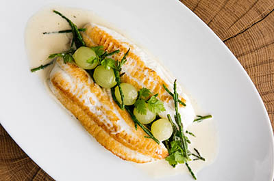 Dover sole with samphire