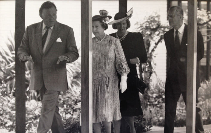 1989 Queen Elizabeth II and Duke of Edinburgh