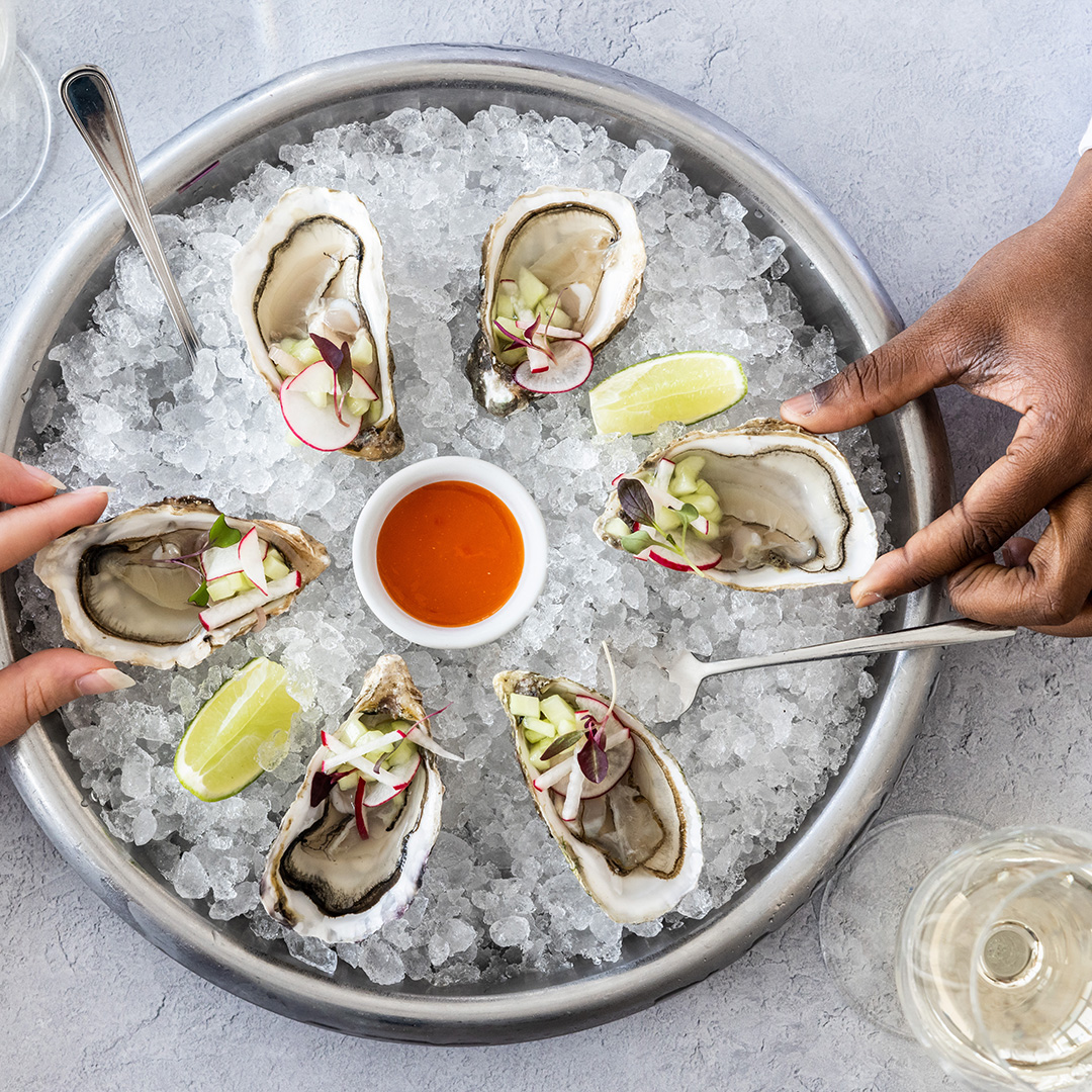 Oysters with Hands - Square