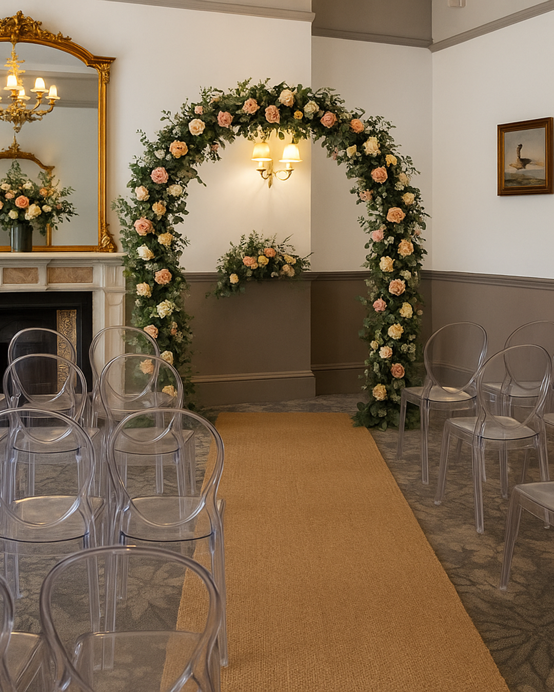 Banjo - Wedding Ceremony Room - Hessian